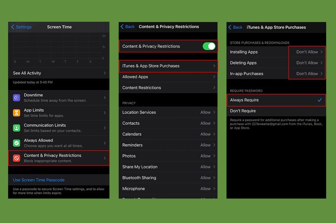 Block Itunes Access For Kids 1