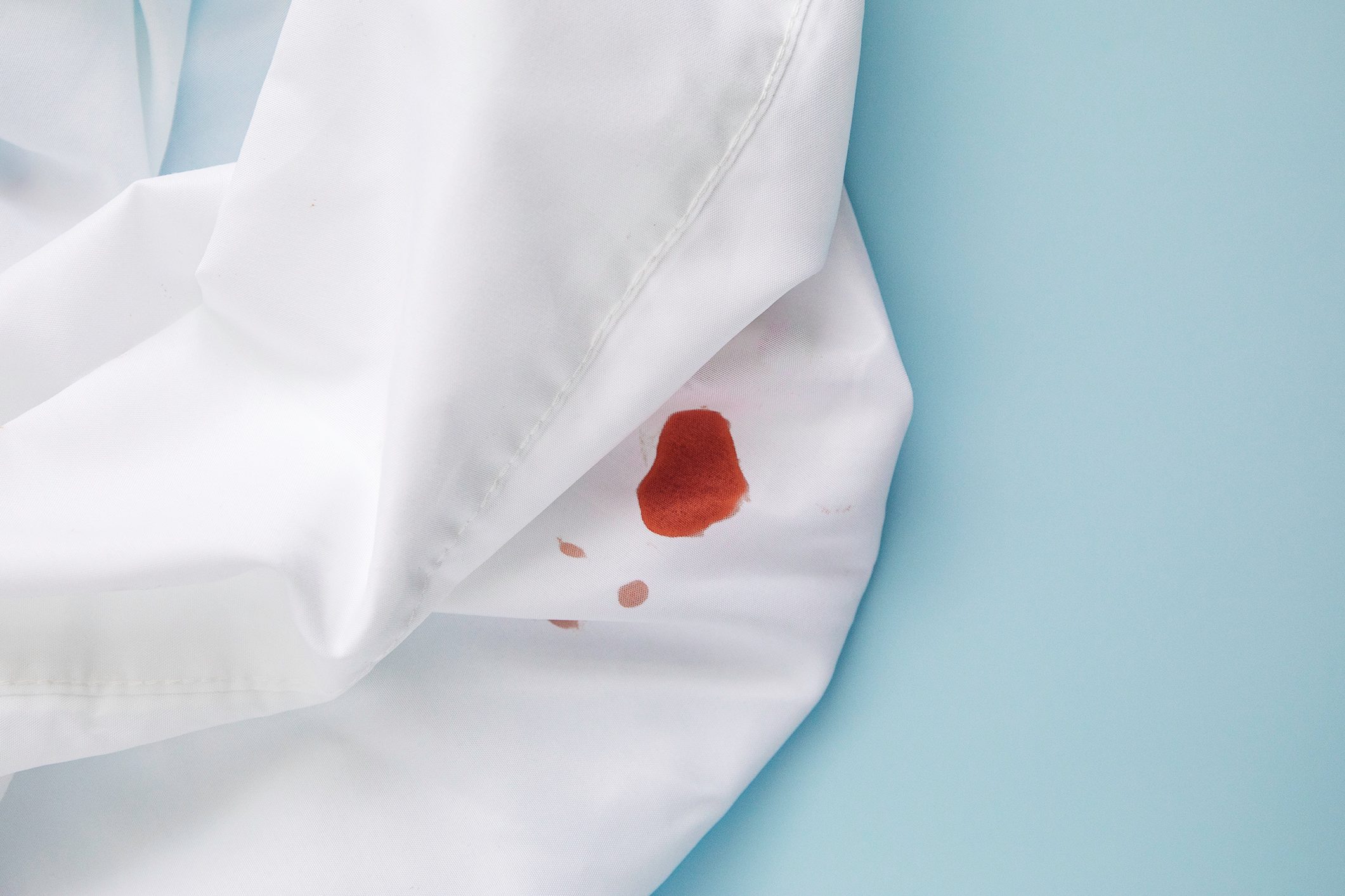 how to get blood out of sheets