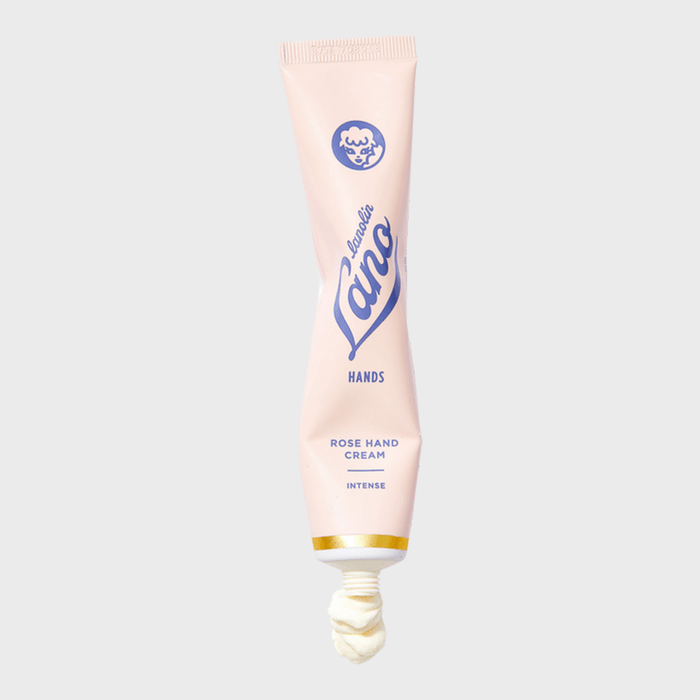 A pink tube dispenses cream with the label 