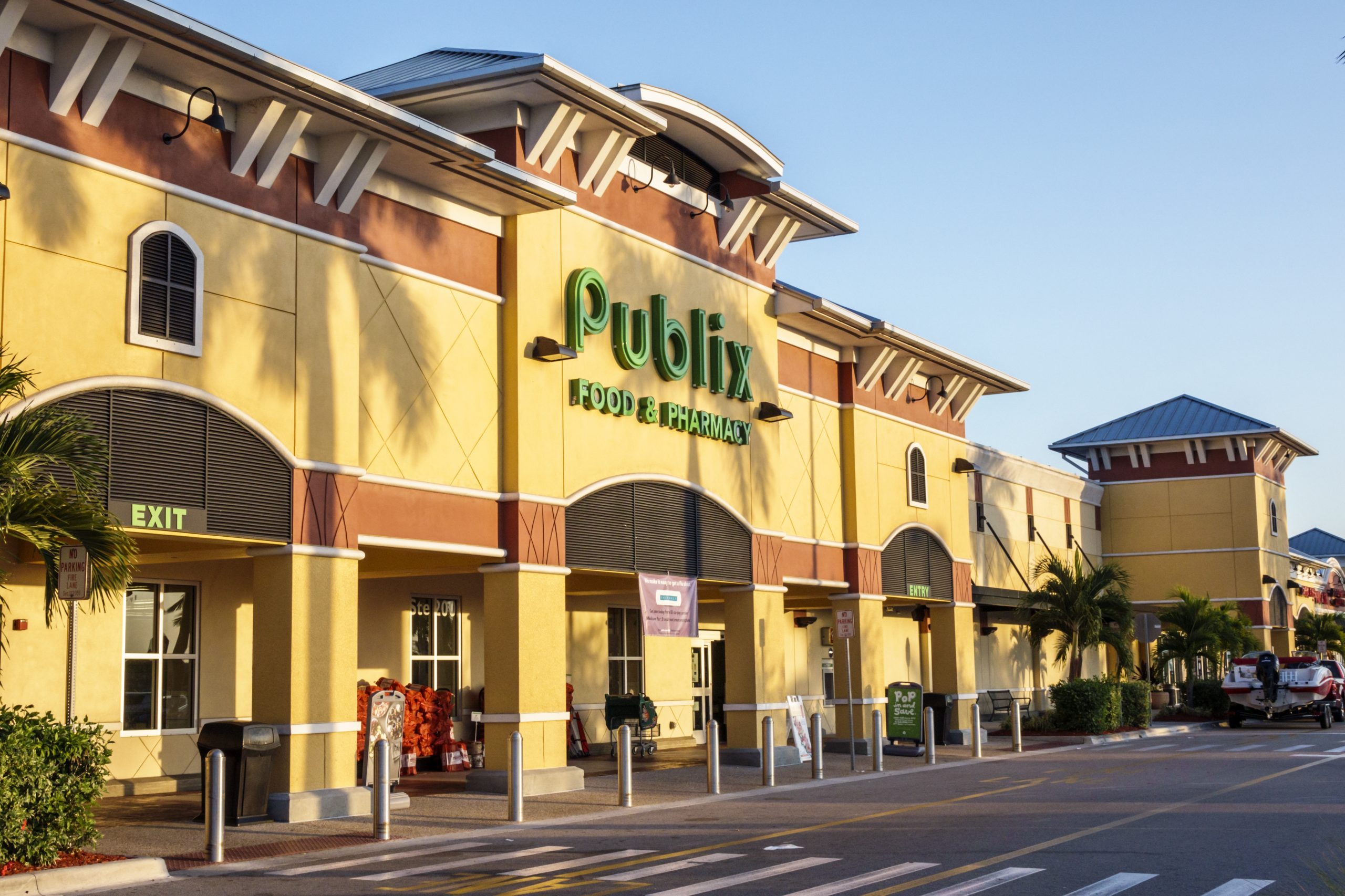 Florida, Fort Myers, Publix, supermarket Entrance