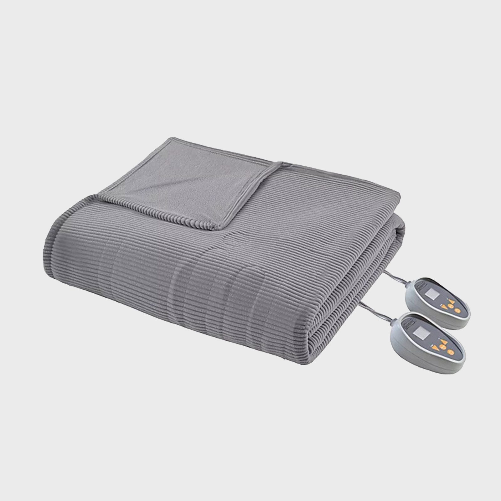 Beautyrest Ribbed Microfleece Heated Blanket