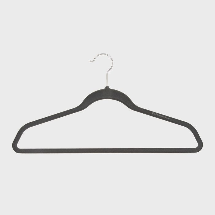 Rd Ecomm Container Store Linen Premium Non Slip Velvet Suit Hangers Via Containerstore.com