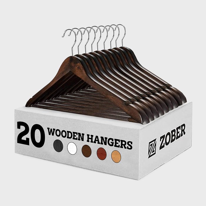 Rd Ecomm Wooden Hangers Via Amazon.com