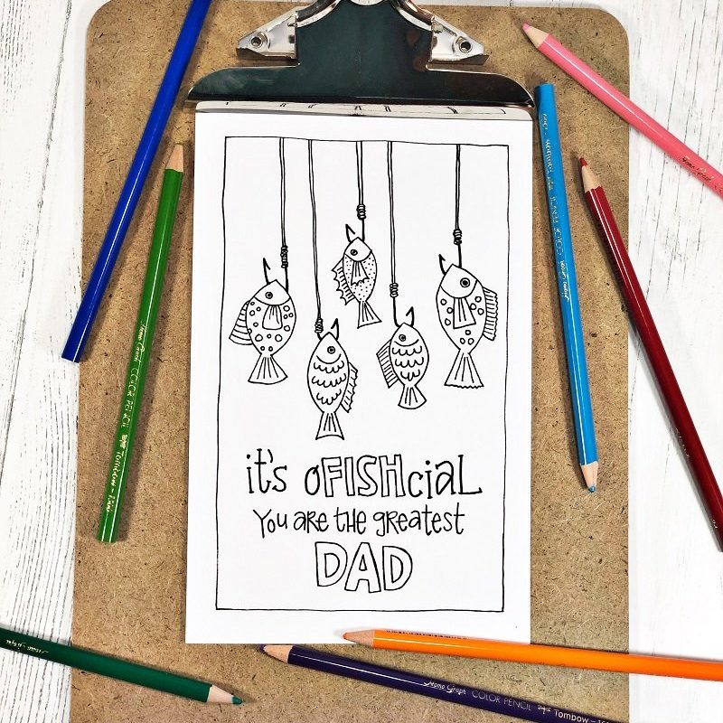 It's ofFISHcial, you're the greatest dad!
