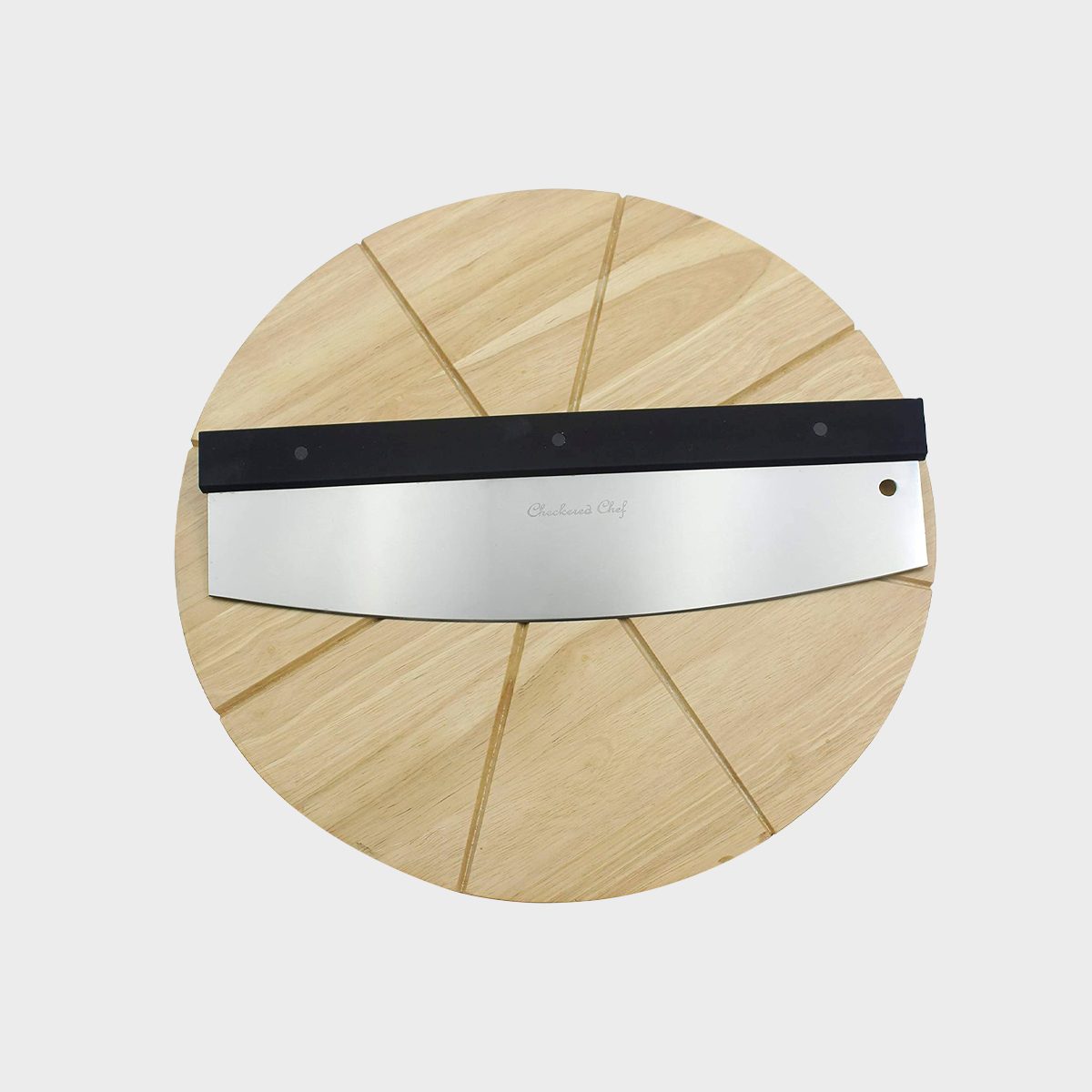 Checkered Chef Premium Pizza Cutter And Cutting Board Set