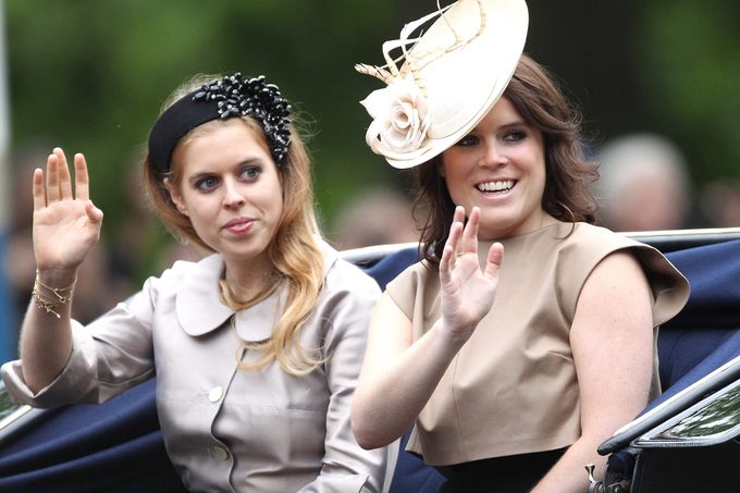 Princess Beatrice of York and Princess Eugenie of York