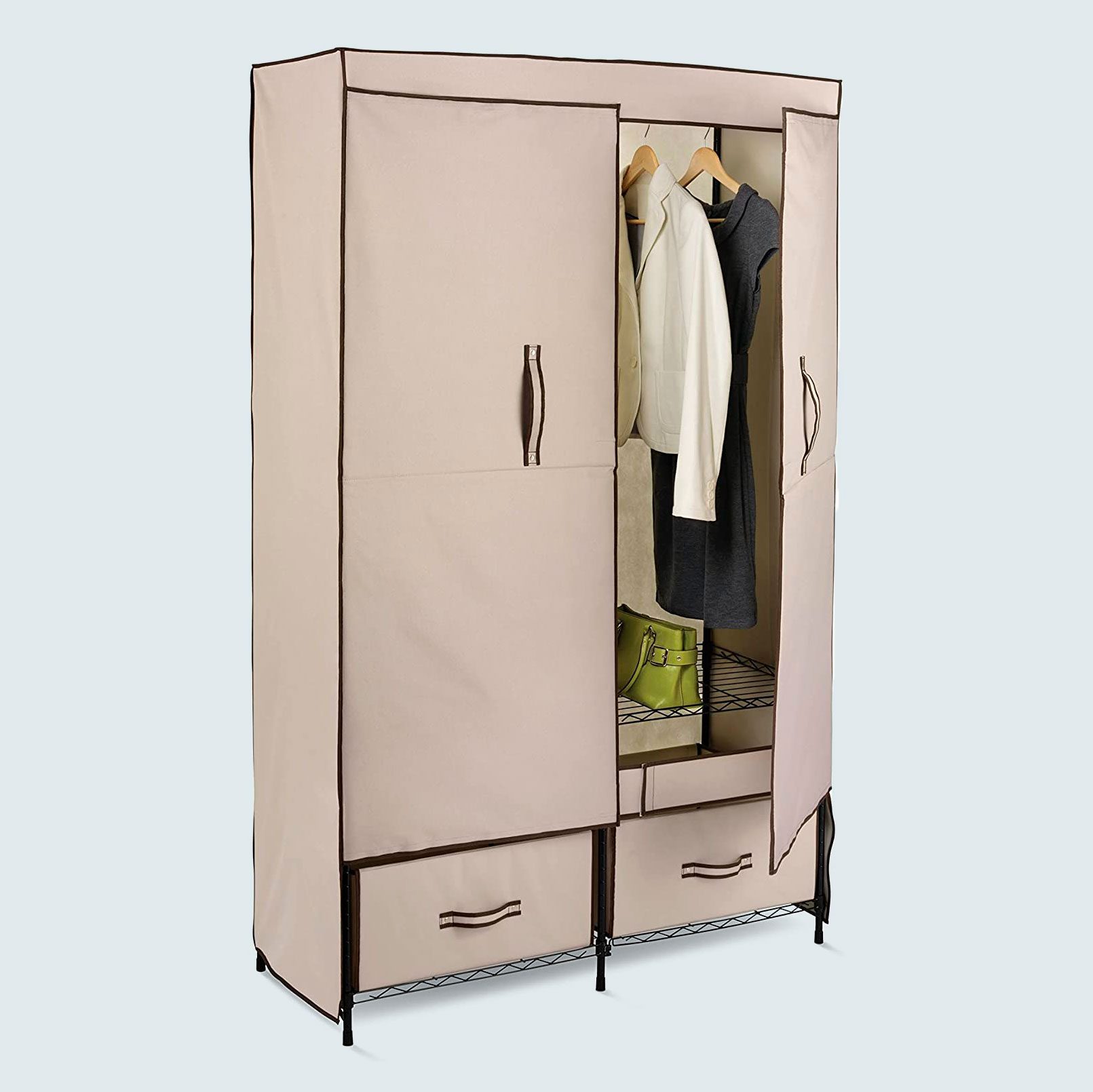 Honey Can Do Portable Wardrobe Storage Closet