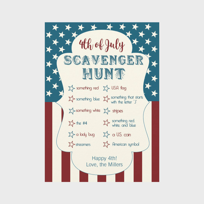 Fourth Of July Scavenger Hunt Ecomm Via Zazzle