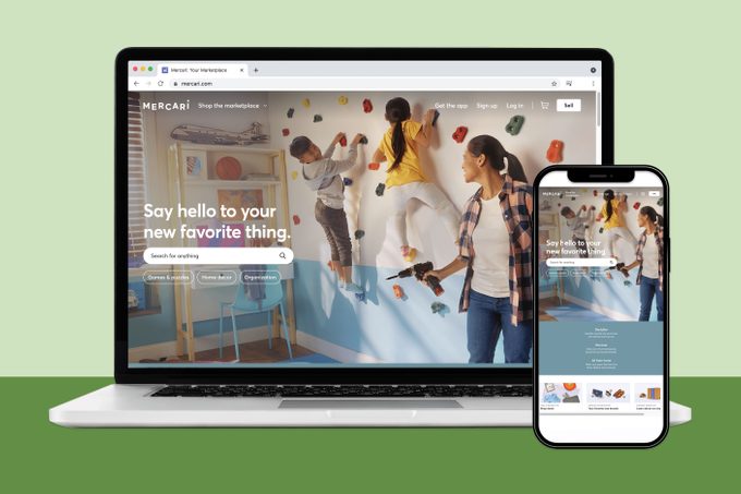 Mercari clothes resale website