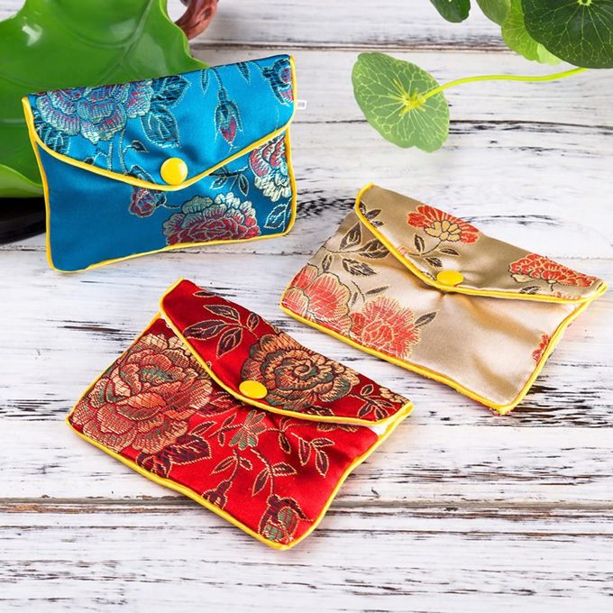 Silk Jewelry Pouches