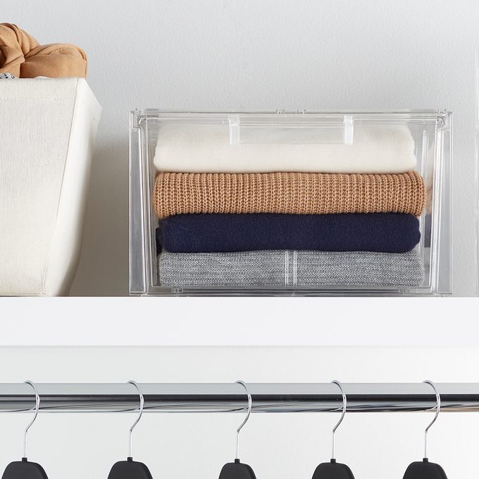 stackable box for the closet