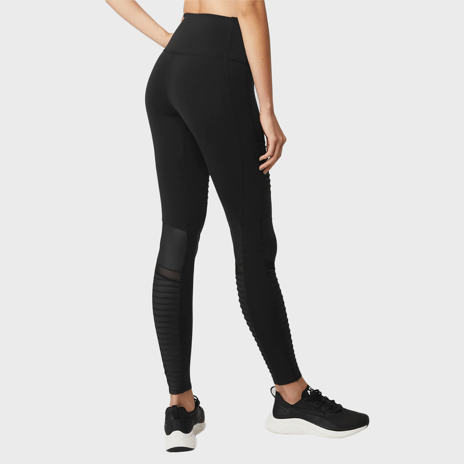 High Waist Moto Legging Black Glossy Ecomm Via Aloyoga