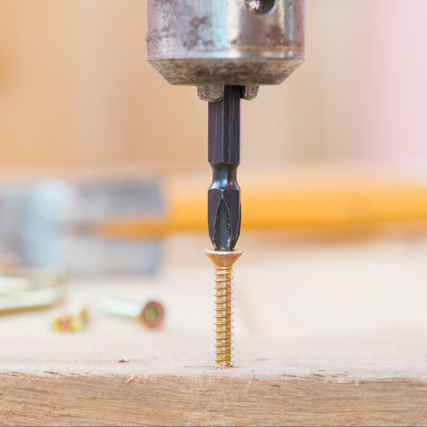screw is tightened by electric drill