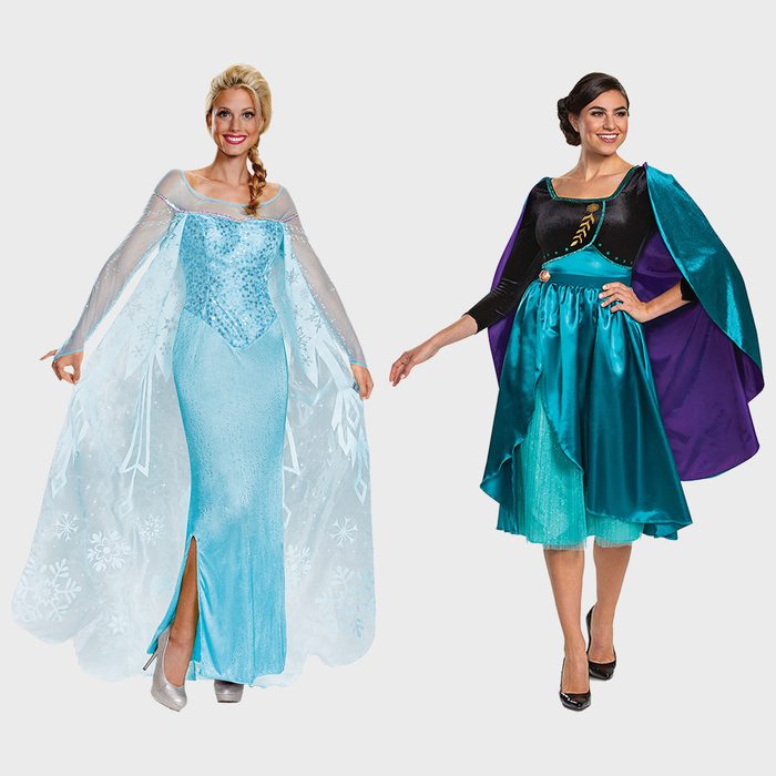 Frozen Elsa And Anna Halloween Costume