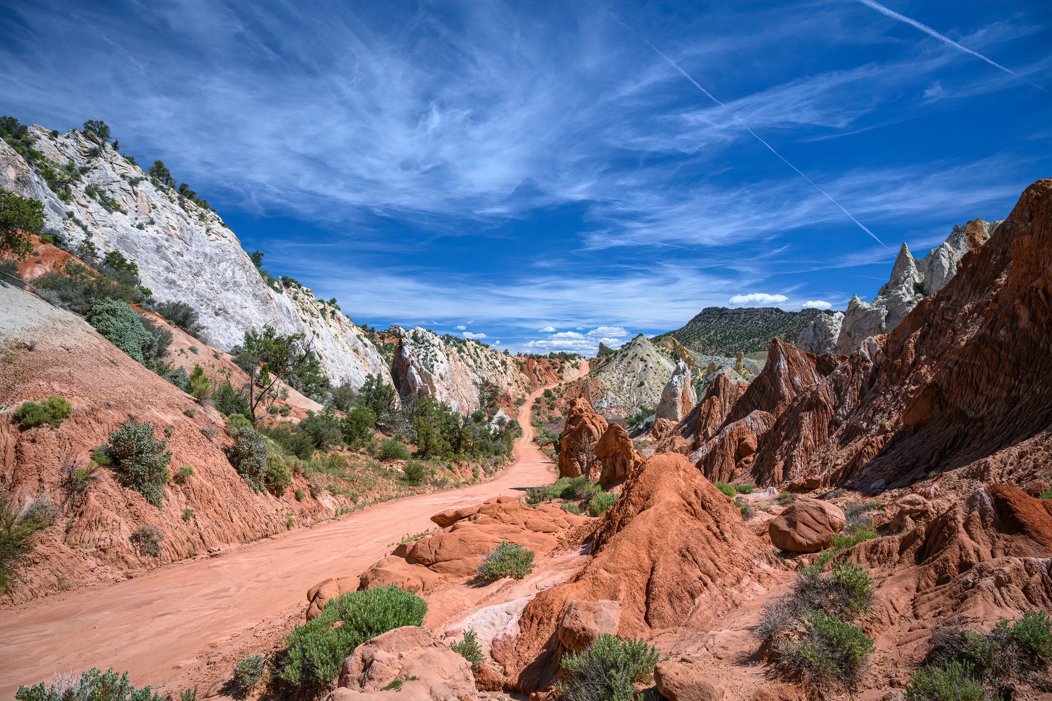 Cottonwood Canyon Road in Grand Staircase-Escalante National Monument in southern Utah
