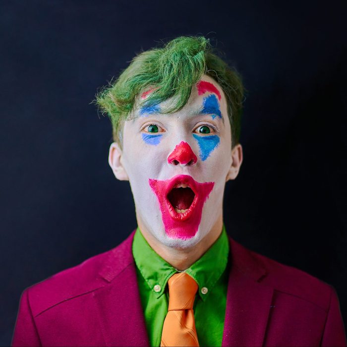 halloween joker face paint
