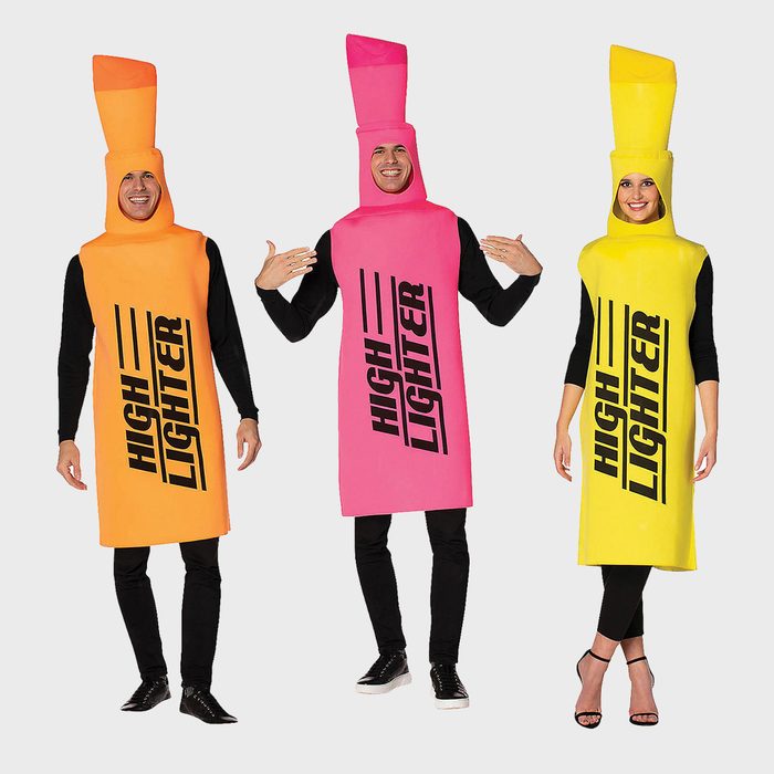 Highlighters Halloween Costume Via Orientaltrading