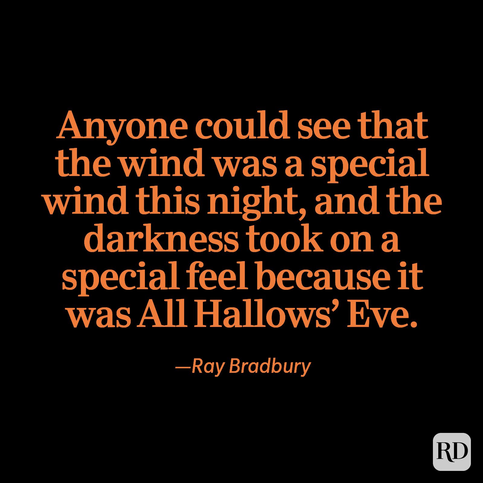 Halloween Quote By Ray Bradbury