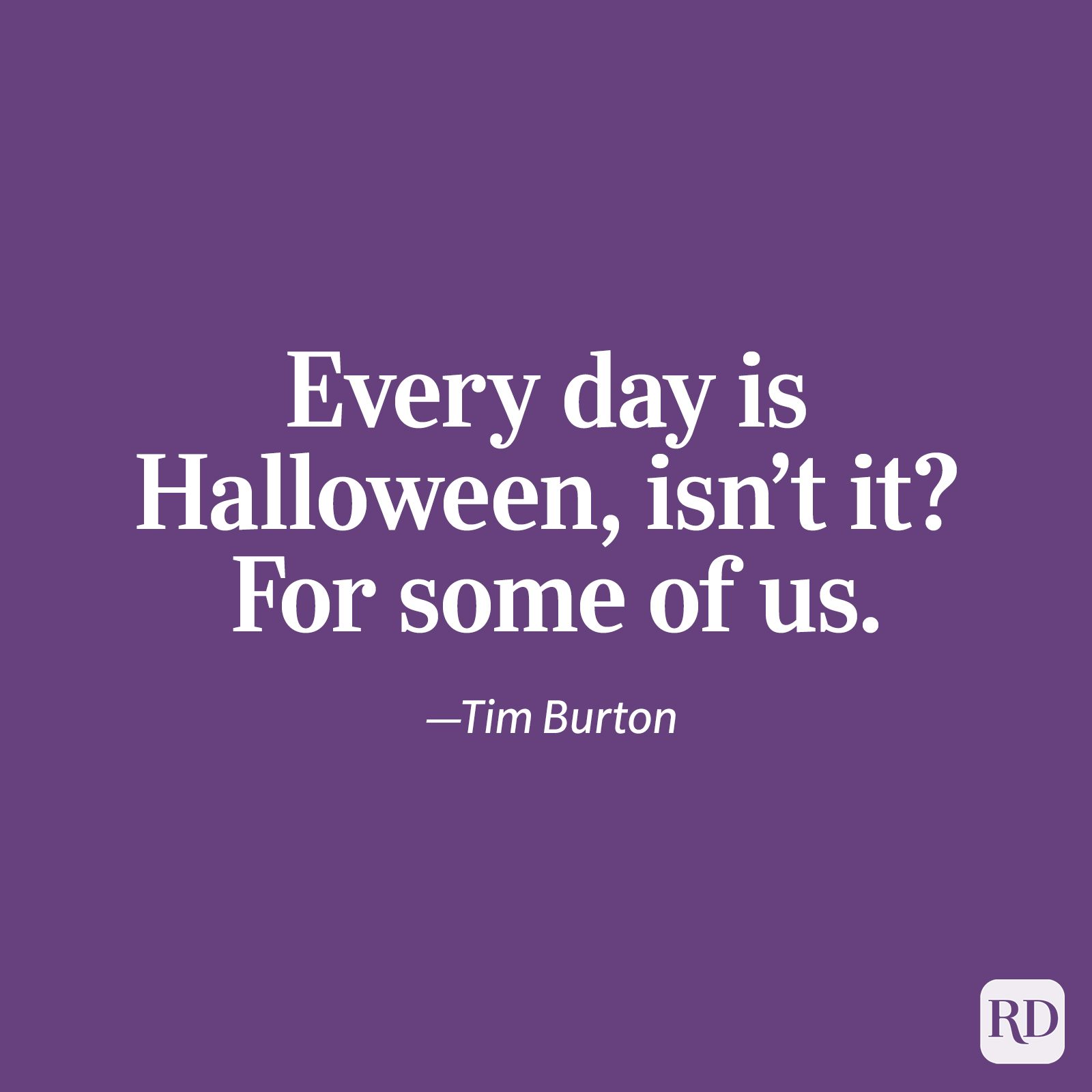 Tim Burton quote