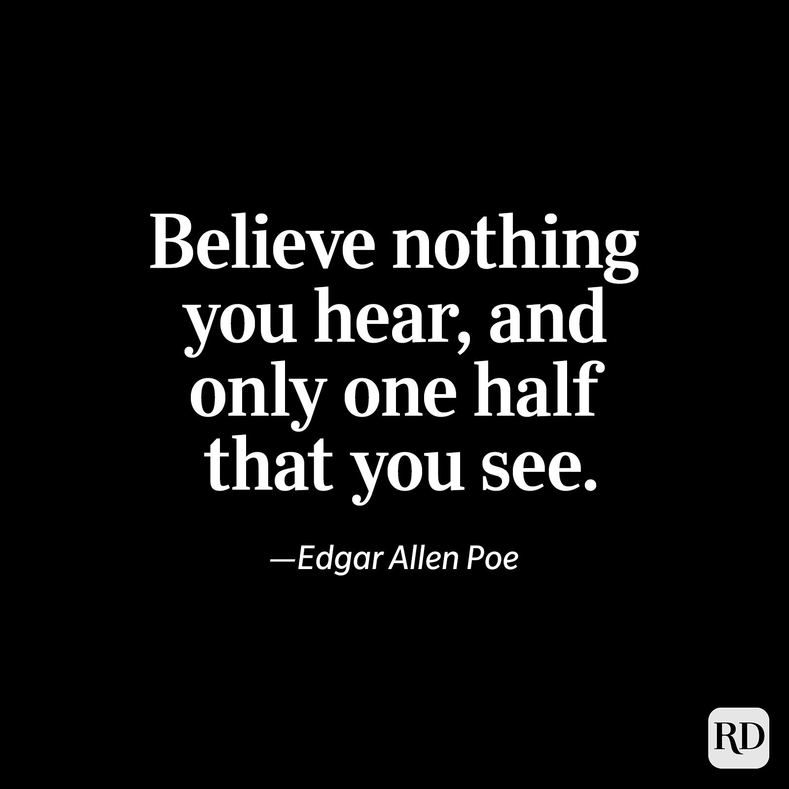 Edgar Allen Poe quote