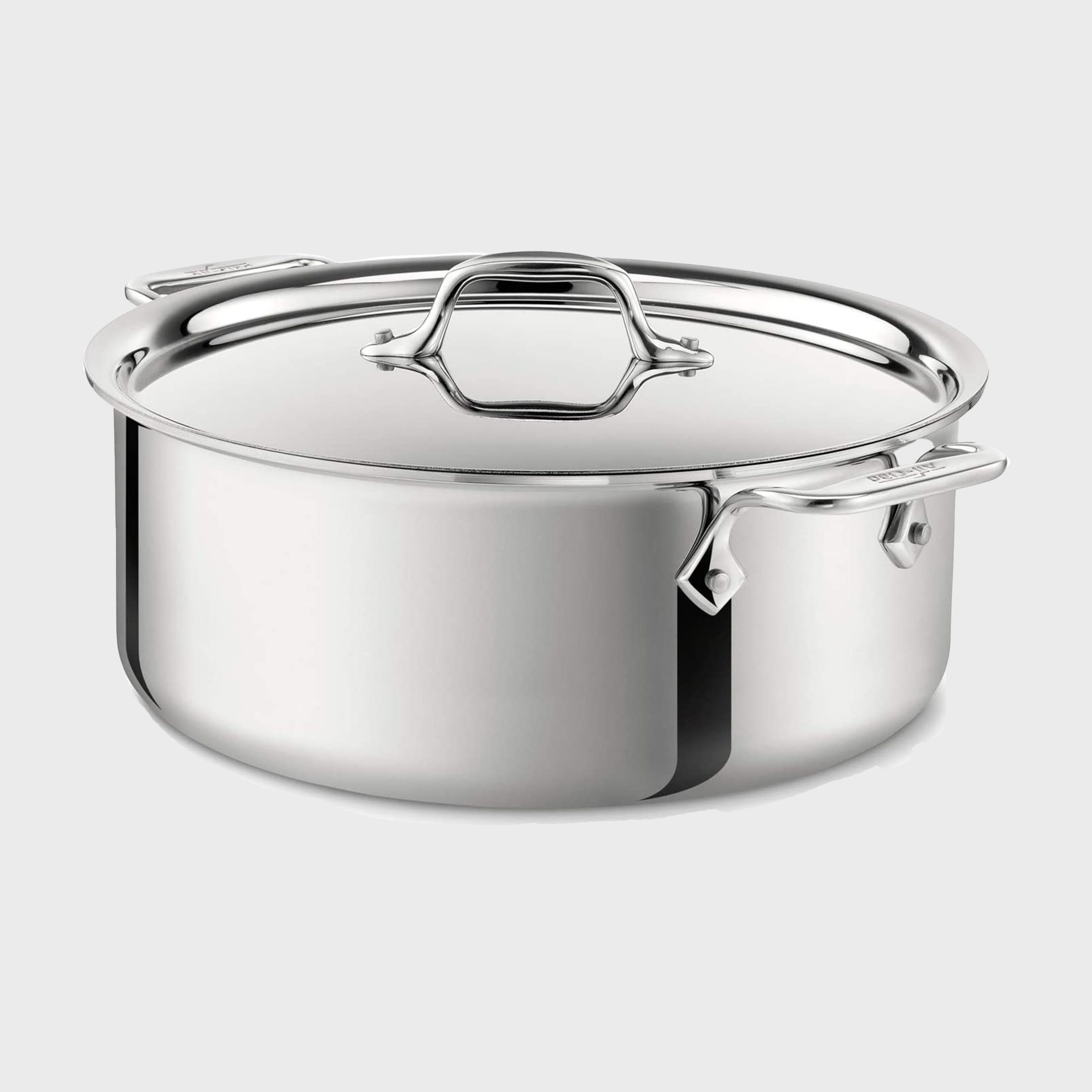 All Clad D3 Everyday Stainless Steel Tri Ply Stockpot With Lid