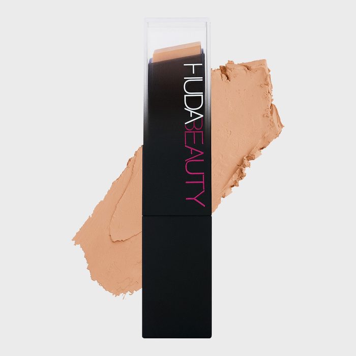 Foundation stick stands upright, displays 