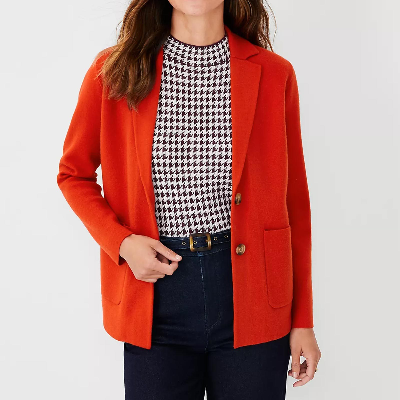 Rd Ecomm Ann Taylor Sweater Blazer Via Anntaylor.com