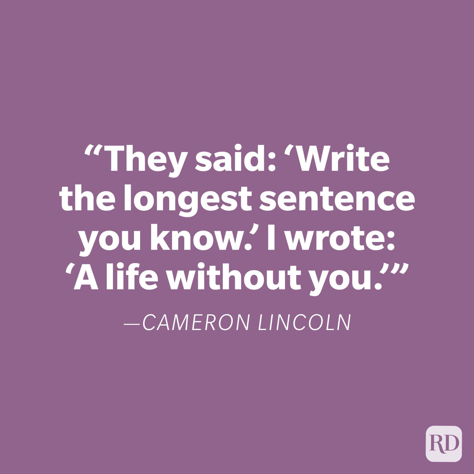 Cameron Lincoln Miss You Quote