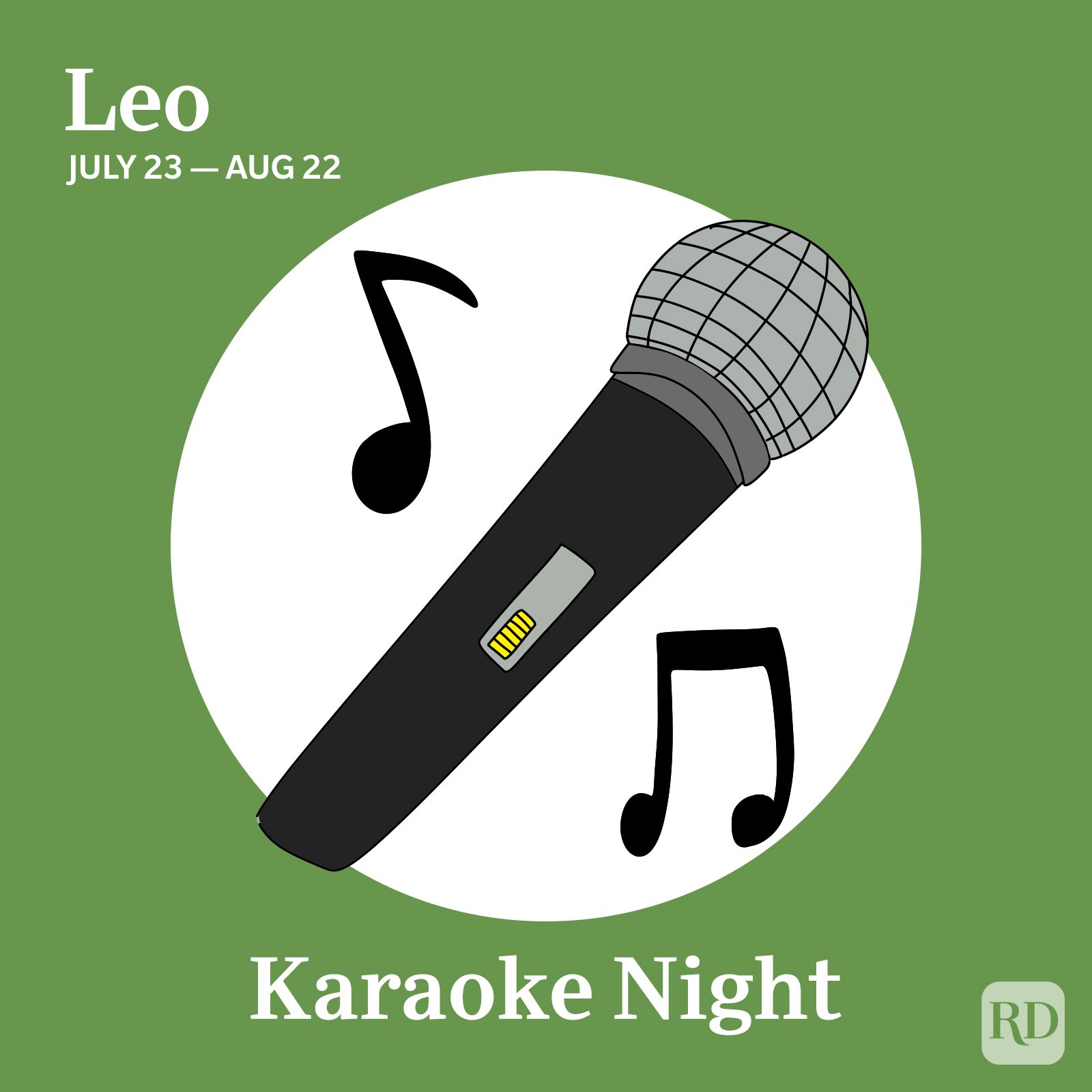 Holiday Activity Zodiac Leo