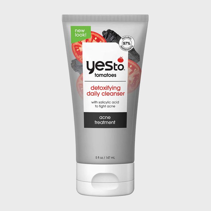 Cleanser tube displays text reading: 