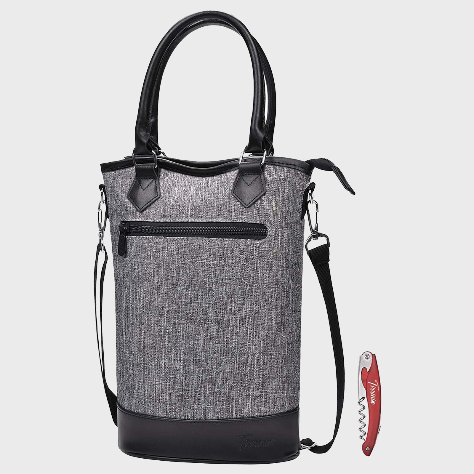 Tirrinia Insulated Wine Carrier Tote Via Amazon
