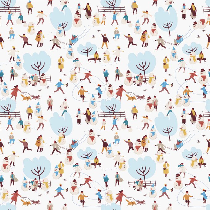 Snowman With Missing Button Puzzle