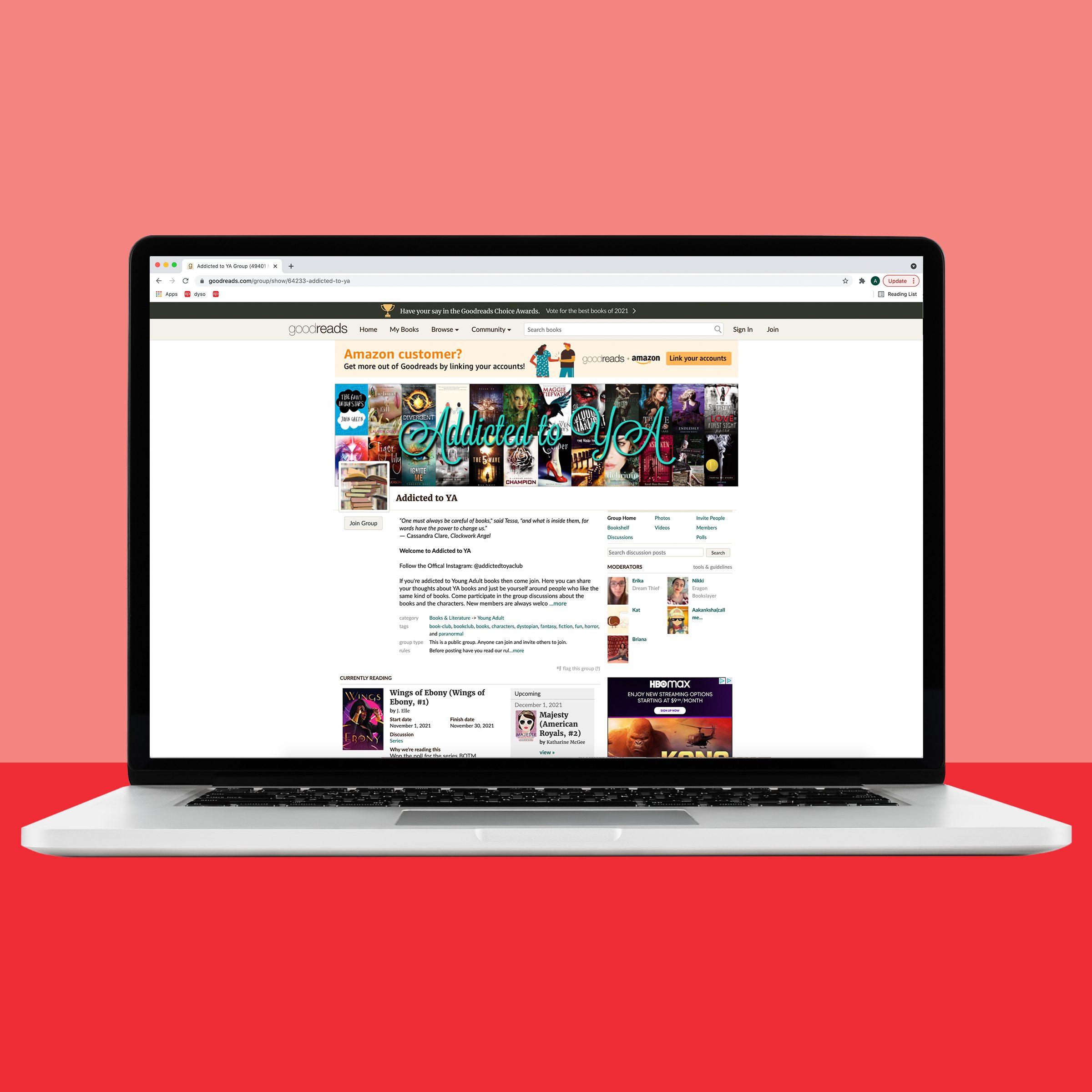 Addicted to YA Goodreads Book Club