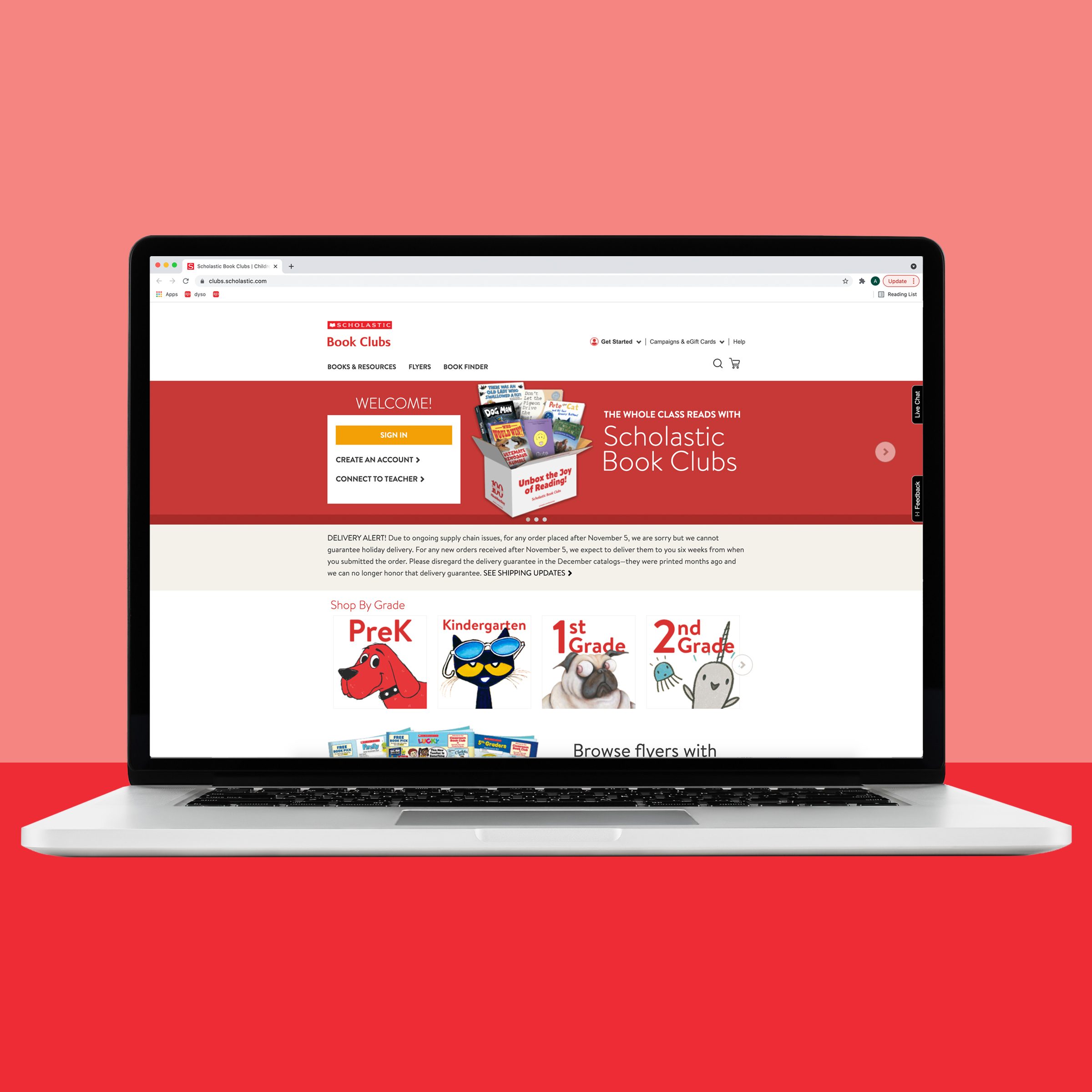 Scholastic Book Club Online