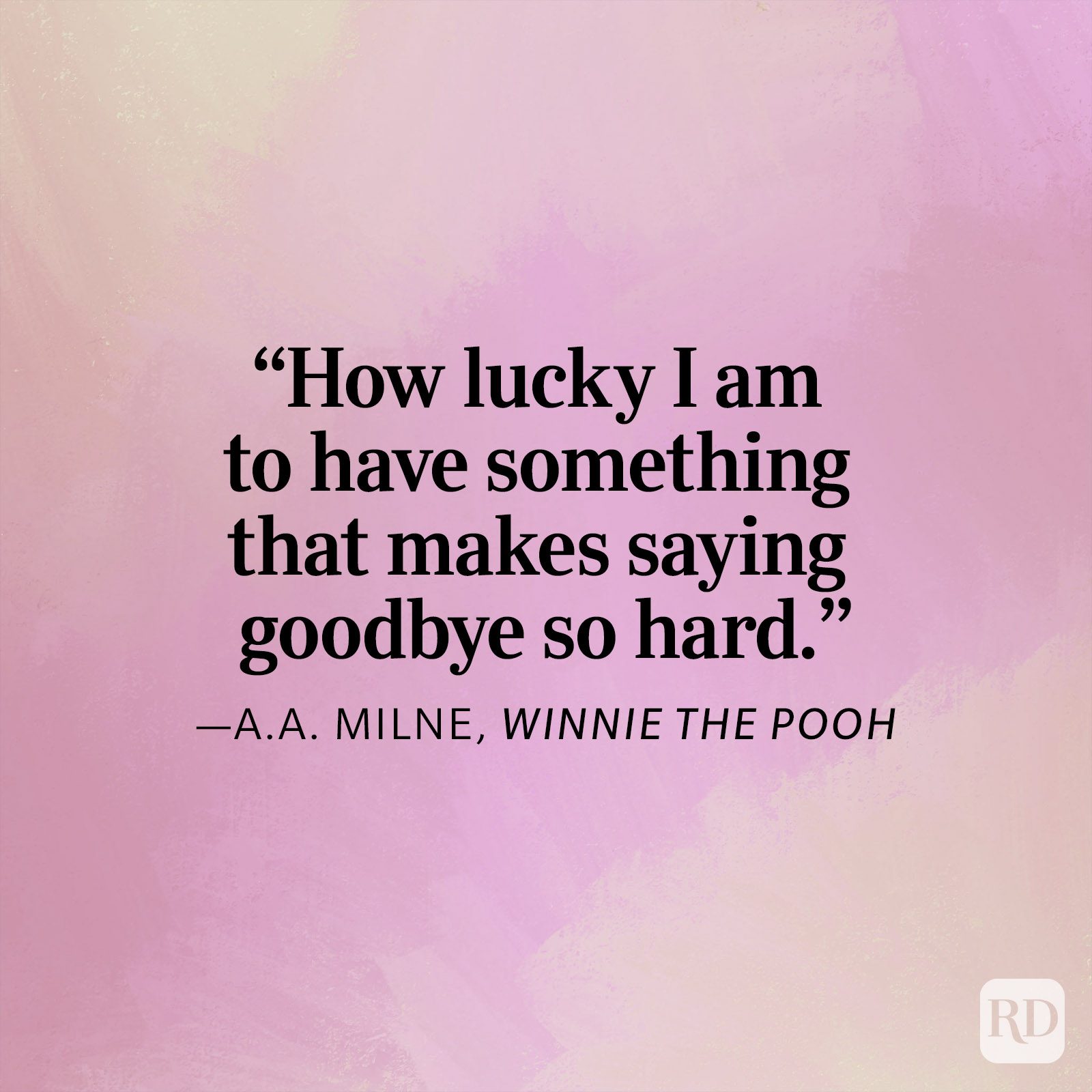 Winnie The Poooh Goodbye Quote