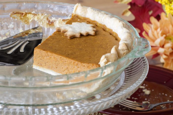 leftover pumpkin pie
