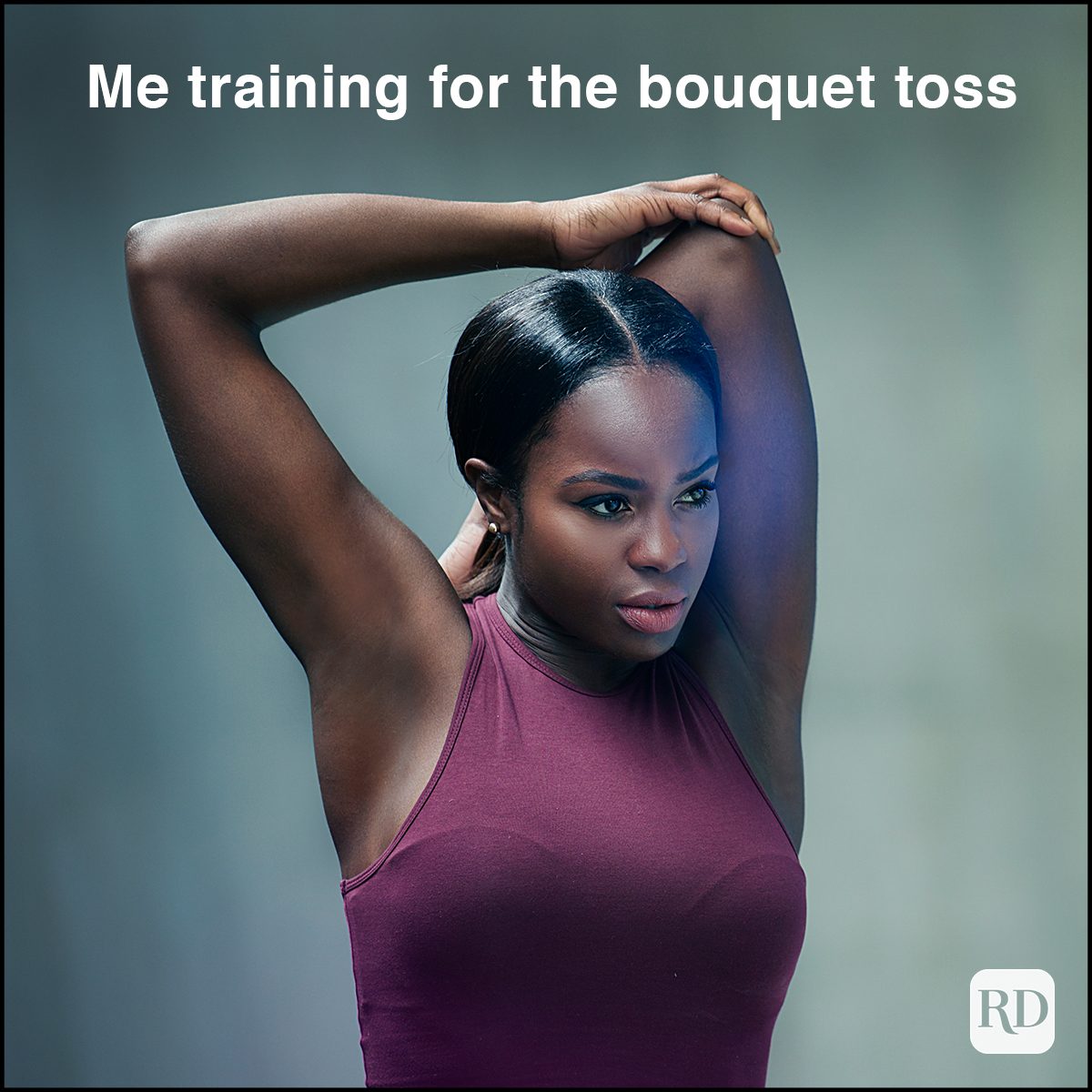 sports woman stretching