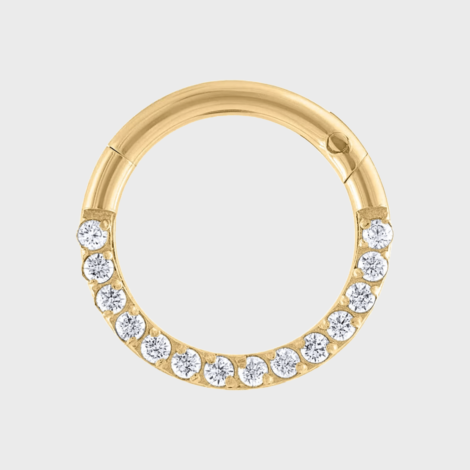 Cosmic Cartilage Hoop Gold Ecomm Via Maisonmiru.com