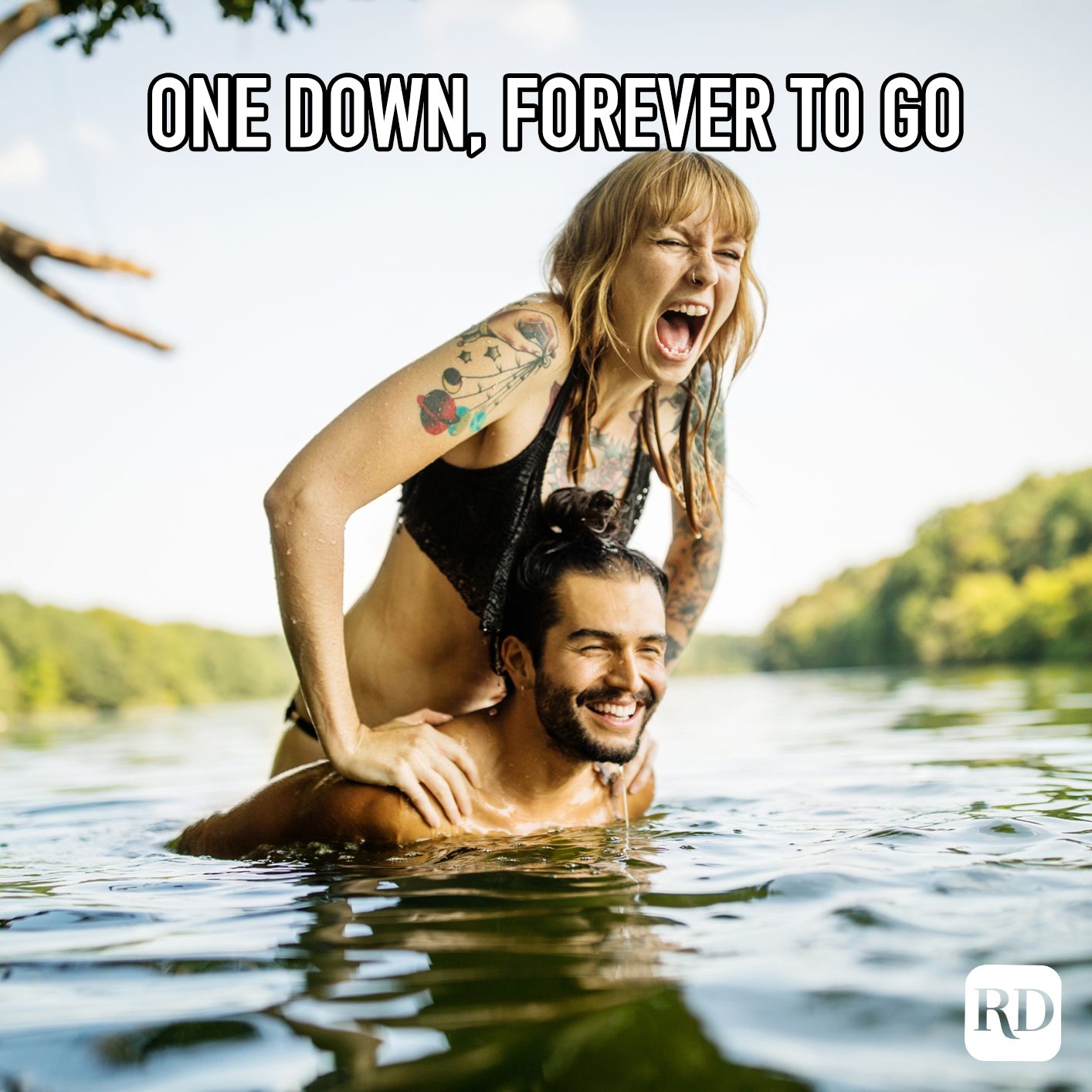 One Down Forever To Go Meme