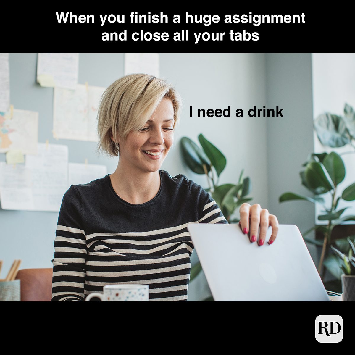 When You Finish A Huge Assignment And Close All Your Tabs 