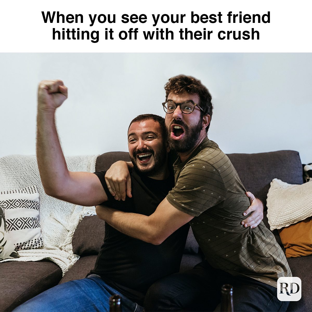 When You See Your Best Friend Hitting It Off With Their Crush