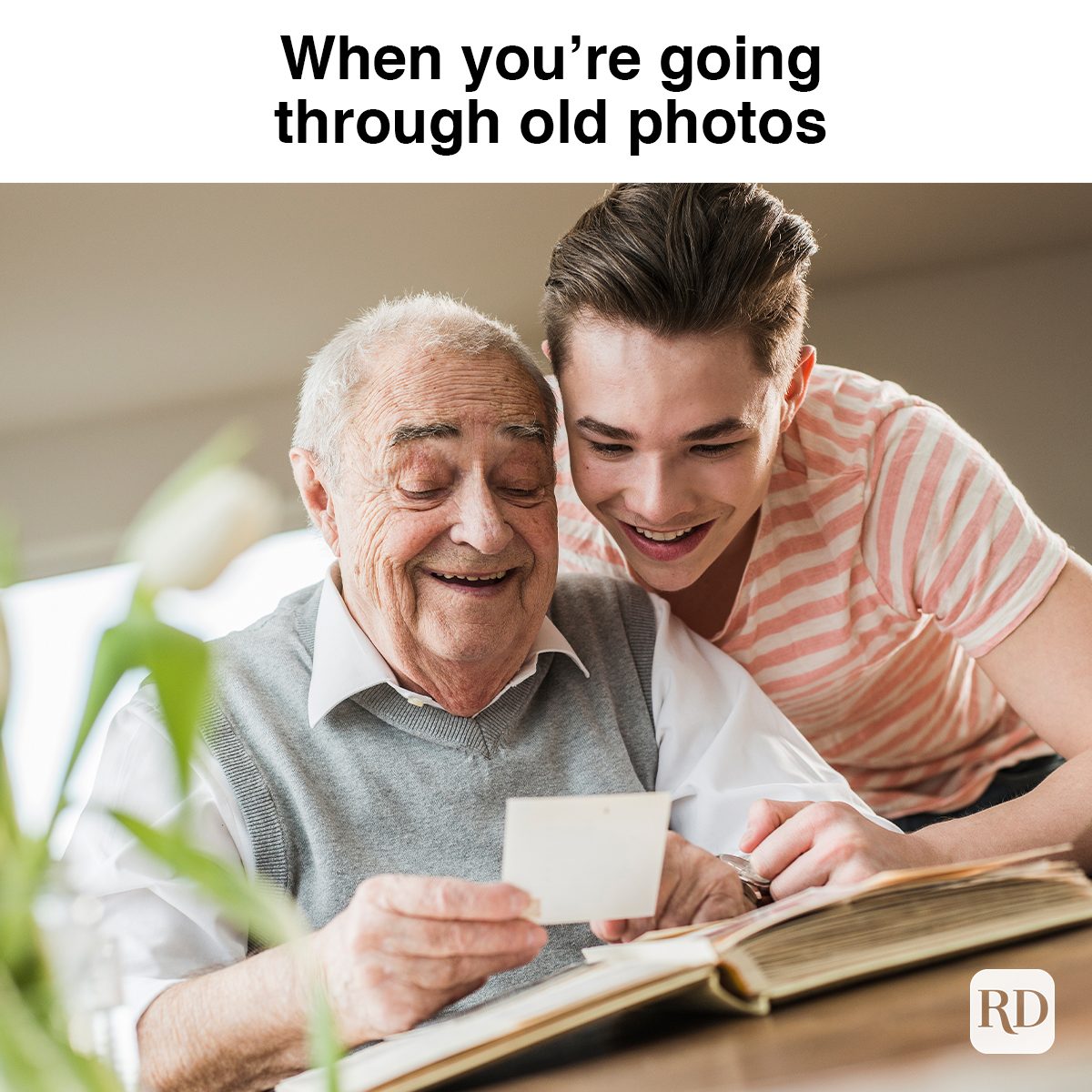 When You’re Going Through Old Photos 