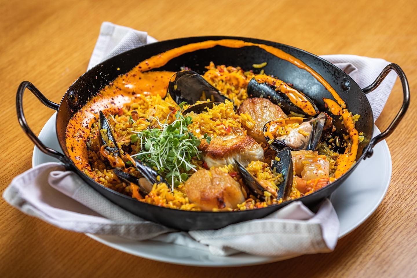 Seafood Paella Beverly Idaho