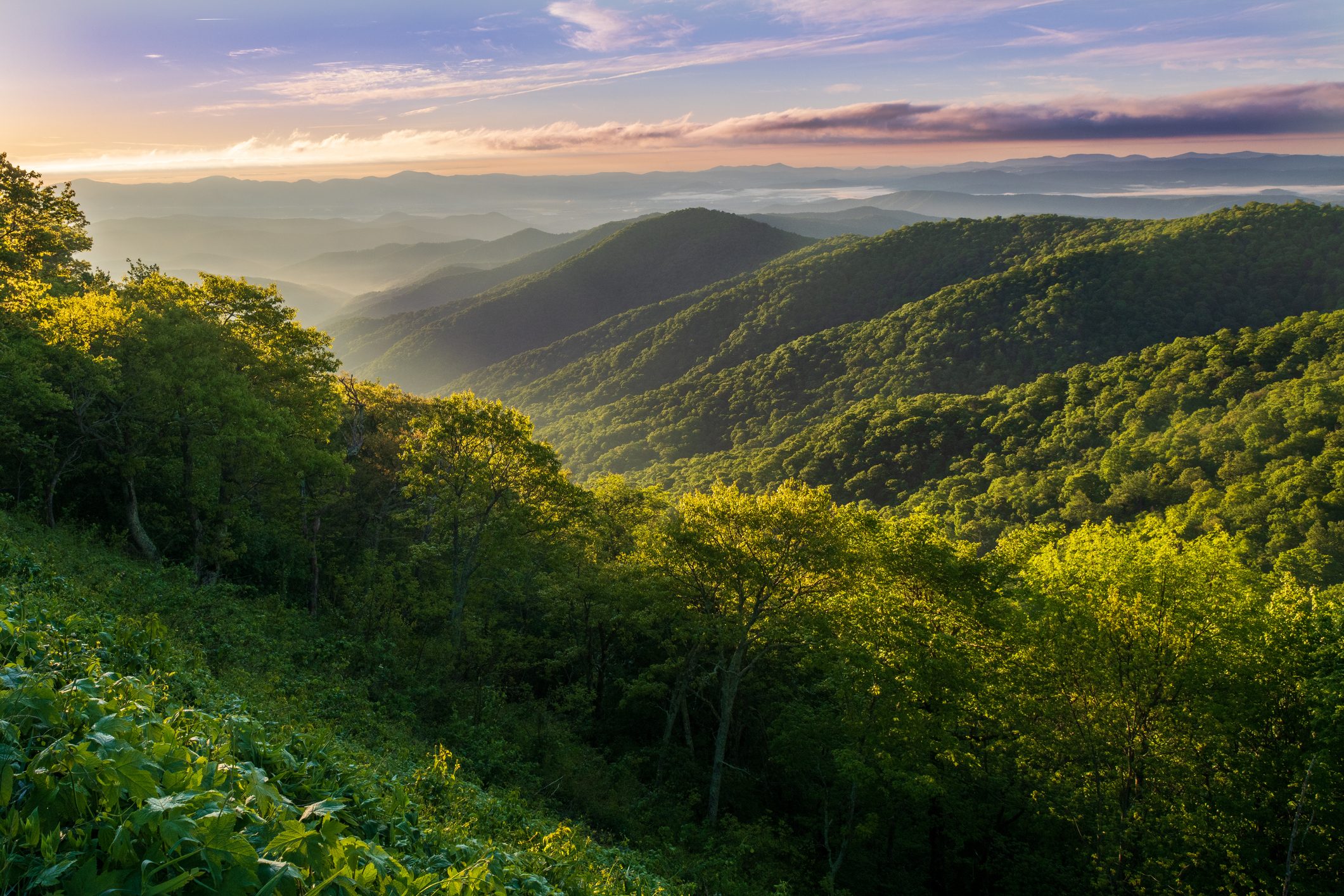 Blue Ridge Mountain Sunrise