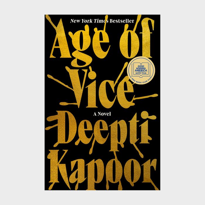 Book cover displays bold, gold text 