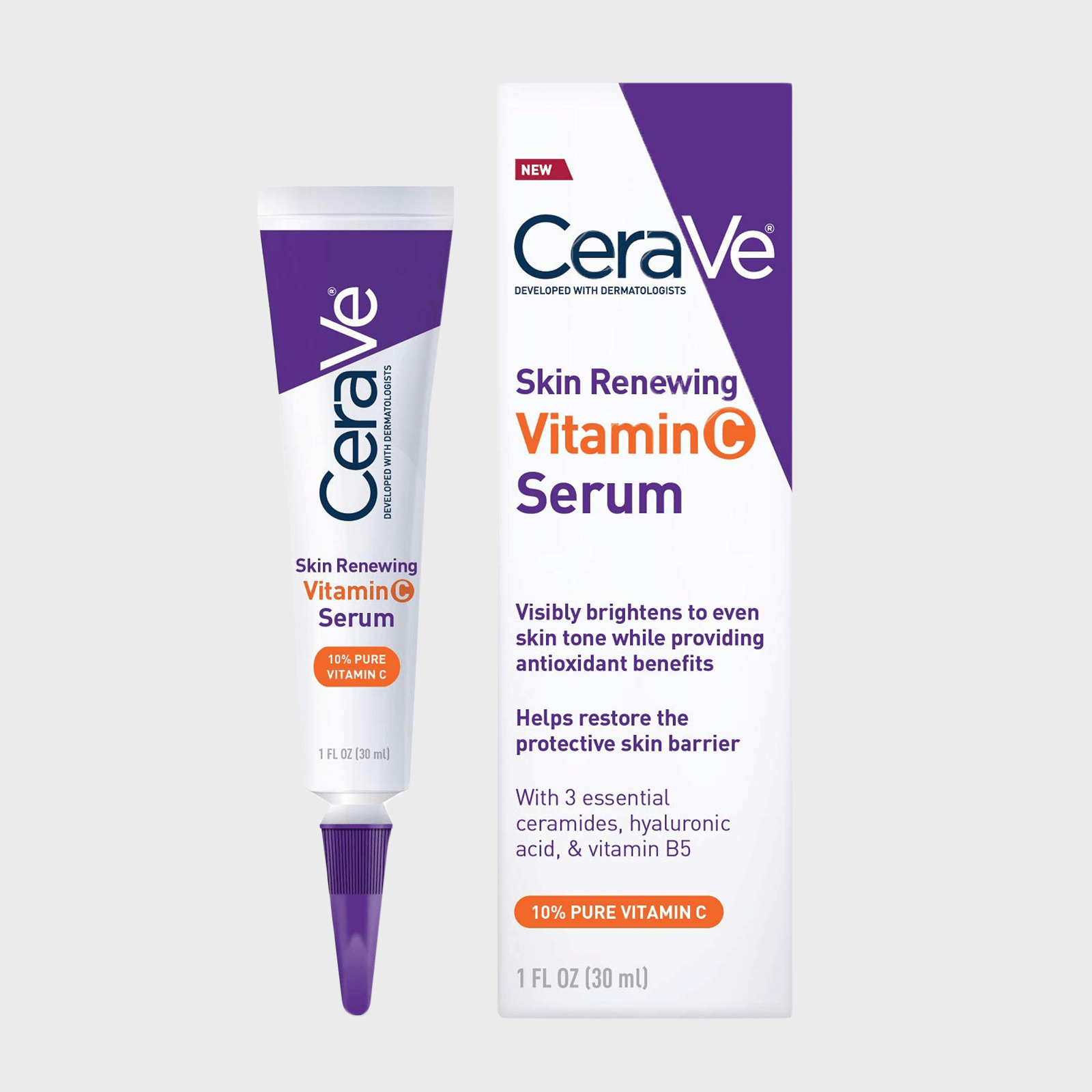 Cerave Vitamin C Serum With Hyaluronic Acid Ecomm Via Amazon