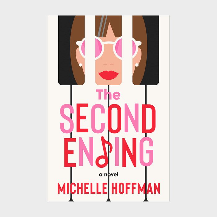 Piano keys form stylized sunglasses and face; text reads 