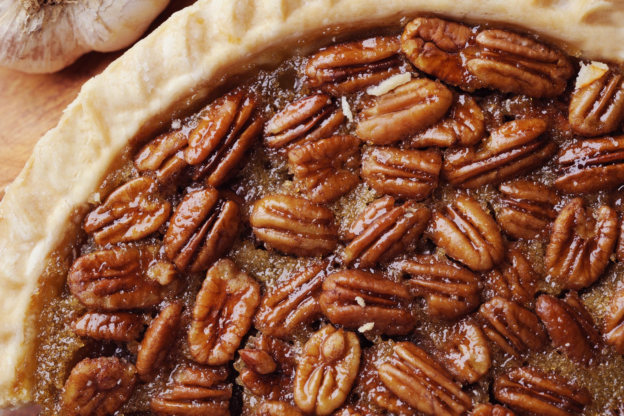 close up of Pecan Pie