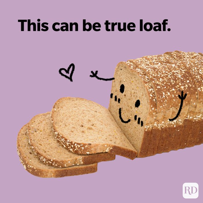 Punny bread pickup line