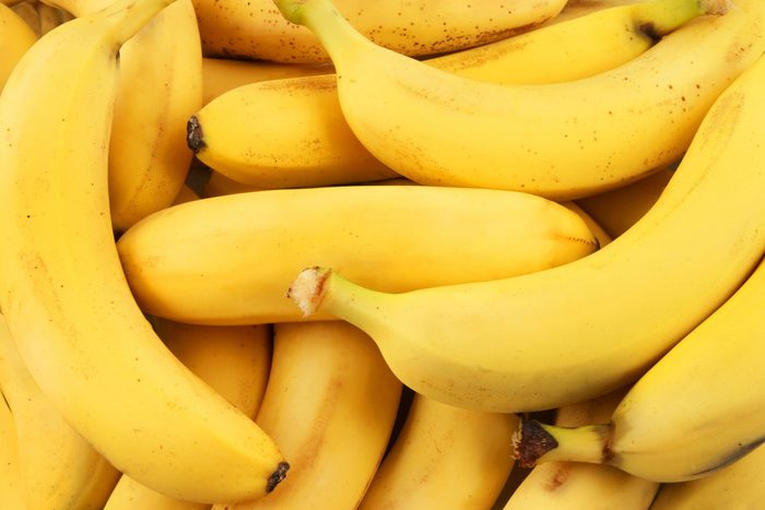 full frame of bananas